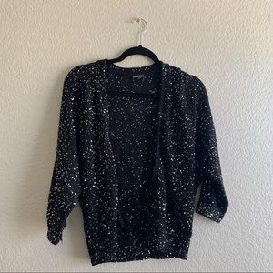 Black Express cardigan
